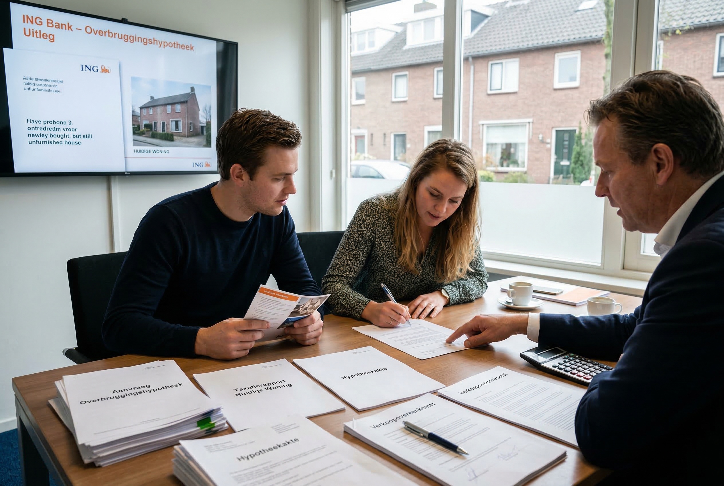 Contract ondertekening hypotheek